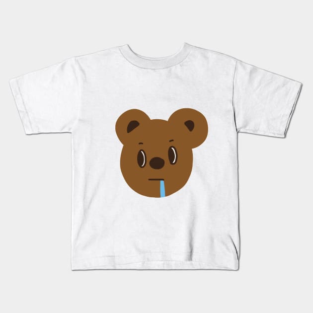 A Hungry Baby Bear Kids T-Shirt by Sara By Toto